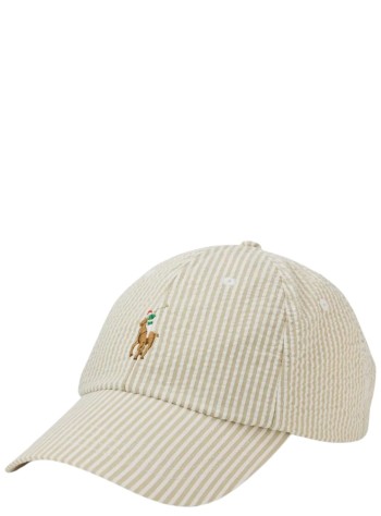 polo ralph lauren cap mancls sprt cap-cap-hat - 710957166005 coastal beige seersucker