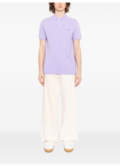 polo ralph lauren polo mansskccmslm1-short sleeve-knit - 710680784463 sky lavender c7560