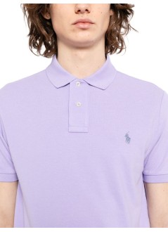 polo ralph lauren polo mansskccmslm1-short sleeve-knit - 710680784463 sky lavender c7560
