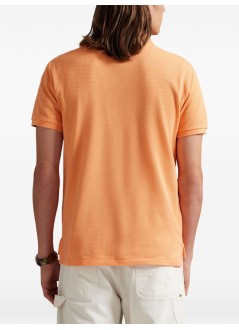 polo ralph lauren polo hombre sskccmslm1-short sleeve-knit - 710680784465 pompano orange c5566