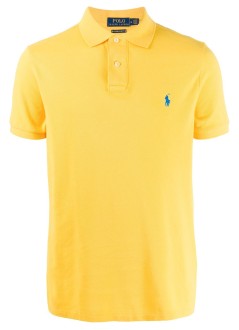 polo ralph lauren polo mansskccmslm1-short sleeve-knit - 710782592020 yellowfin c7370
