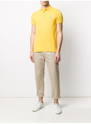 polo ralph lauren polo hombre sskccmslm1-short sleeve-knit - 710782592020 yellowfin c7370 2