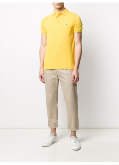 polo ralph lauren polo mansskccmslm1-short sleeve-knit - 710782592020 yellowfin c7370