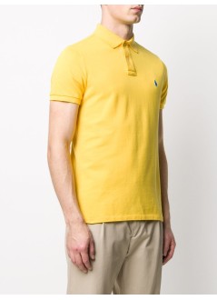 polo ralph lauren polo mansskccmslm1-short sleeve-knit - 710782592020 yellowfin c7370