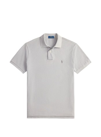 polo ralph lauren polo mansskccmslm1-short sleeve-knit - 710680784466 soft grey c9676