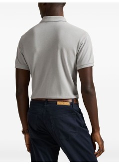 polo ralph lauren polo hombre sskccmslm1-short sleeve-knit - 710680784466 soft grey c9676