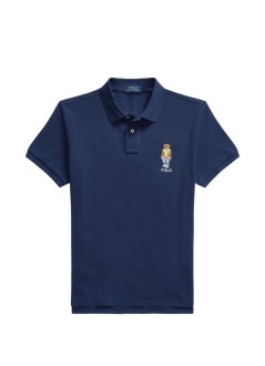 polo ralph lauren polo hombre knit-polo - 710b16251001 newport navy heritage bear