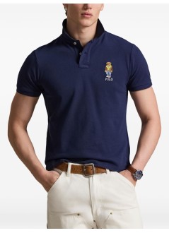 polo ralph lauren polo hombre knit-polo - 710b16251001 newport navy heritage bear