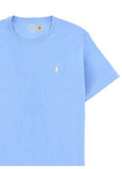 polo ralph lauren t-shirt mansscncmslm2-short sleeve-t-shirt - 710671438454 bristol blue c1359