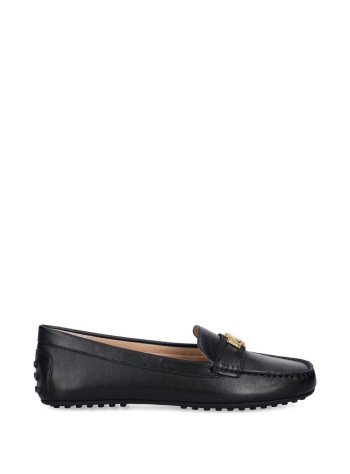 polo ralph lauren casual womanbarnsbury-flats-driver - 802p09040001 black