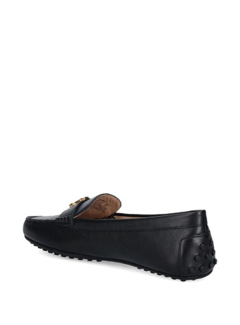 polo ralph lauren casual womanbarnsbury-flats-driver - 802p09040001 black 2