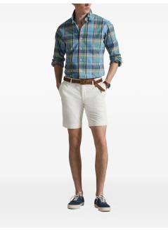 polo ralph lauren camiseria hombre cubdppcs-long sleeve-sport shirt - 710p06020007 7065a blue brown multi