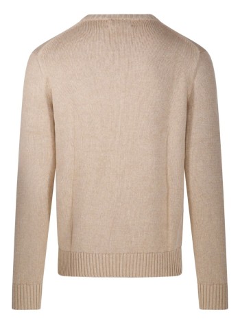 polo ralph lauren knitwear manlscnpp7gg-long sleeve-sweater - 710810846042 dune melange 2