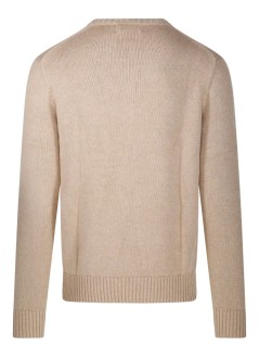 polo ralph lauren knitwear manlscnpp7gg-long sleeve-sweater - 710810846042 dune melange