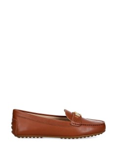 polo ralph lauren casual womanbarnsbury-flats-driver - 802p09040002 lauren tan