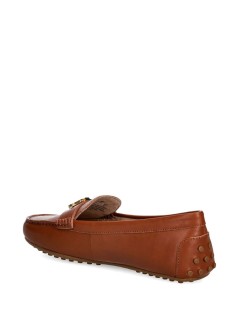 polo ralph lauren casual womanbarnsbury-flats-driver - 802p09040002 lauren tan