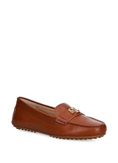 polo ralph lauren casual womanbarnsbury-flats-driver - 802p09040002 lauren tan