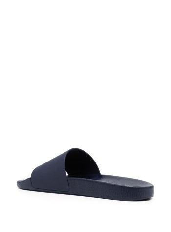polo ralph lauren beach manpolo slide-sandals-slide - 809852071002 navy red pp 2