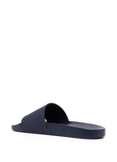 polo ralph lauren beach manpolo slide-sandals-slide - 809852071002 navy red pp