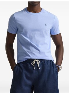 polo ralph lauren camiseta hombre sscncmslm2-short sleeve-t-shirt - 710671438020 austin blue