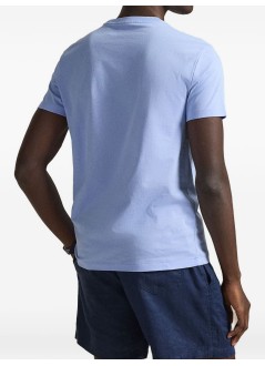 polo ralph lauren camiseta hombre sscncmslm2-short sleeve-t-shirt - 710671438020 austin blue