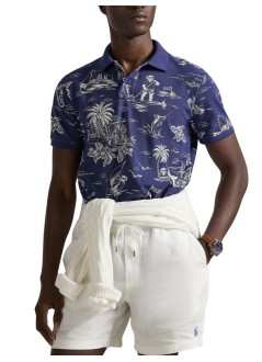 polo ralph lauren punto hombre knit-polo - 710b13971001 hrbr island bearboathouse nvy