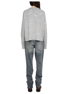 zadig & voltaire knitwear womanmarkuz ws wings strass - kwsw02921 050