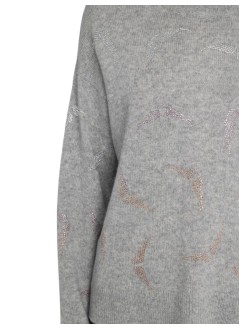 zadig & voltaire knitwear womanmarkuz ws wings strass - kwsw02921 050