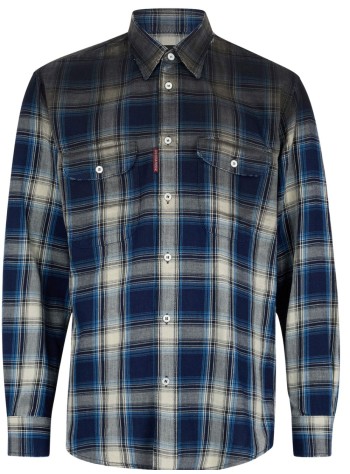 dsquared shirt mancanadian vintage shirt - s74dm0993d35206 001f