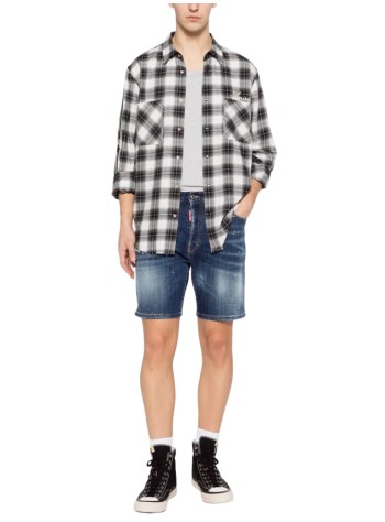 dsquared short pant manmarine short - s74mu0985s30664 470 2