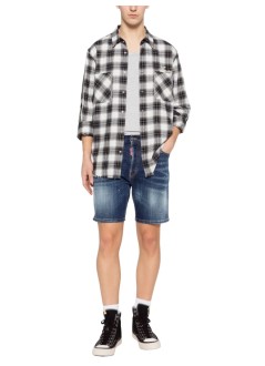 dsquared pantalon corto hombre marine short - s74mu0985s30664 470