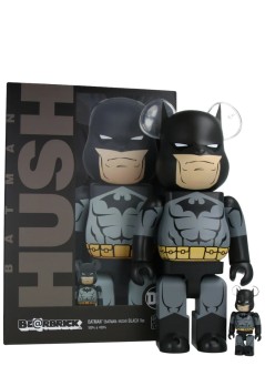 bearbrick decoracion unisexbearbrick 100% 400% batman hush batman black version - med2327 mu