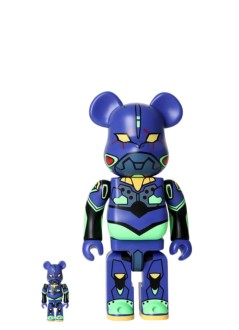 bearbrick decoracion unisexbearbrick 100% 400% evangelion eva-01 new paint - med1097 mu
