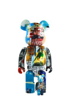 bearbrick decoracion unisexbearbrick 100% 400% jean-michel basquiat bwwt 3 - med2337 mu