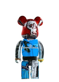 bearbrick decoracion unisexbearbrick 100% 400% jean-michel basquiat bwwt 3 - med2337 mu