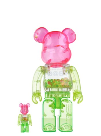 bearbrick decoracion unisexbearbrick 100% 400% my first bearbrick baby 1st color clear - med2556 mu
