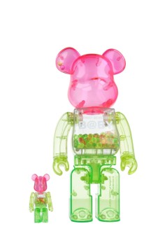 bearbrick decoracion unisexbearbrick 100% 400% my first bearbrick baby 1st color clear - med2556 mu