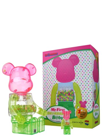 bearbrick decoracion unisexbearbrick 100% 400% my first bearbrick baby 1st color clear - med2556 mu 2