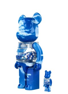 bearbrick decoracion unisexbearbrick 100% 400% my first bearbrick baby blue sky - med2505 mu