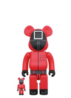bearbrick decoracion unisexbearbrick 100% 400% squid game manager - med1102 mu