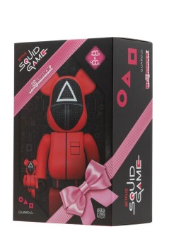 bearbrick decoracion unisexbearbrick 100% 400% squid game soldier - med1104 mu