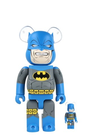 bearbrick decoracion unisexbearbrick 100% 400% the dark knight returns batman blue - med2347 mu