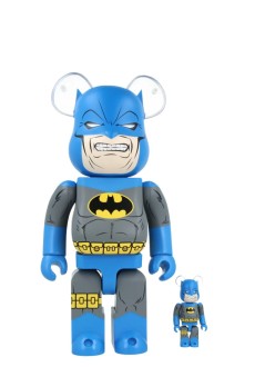 bearbrick decoracion unisexbearbrick 100% 400% the dark knight returns batman blue - med2347 mu