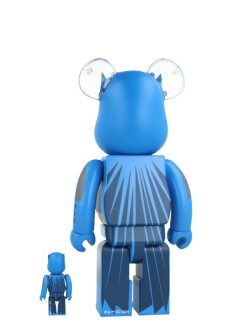 bearbrick decoracion unisexbearbrick 100% 400% the dark knight returns batman blue - med2347 mu