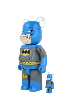 bearbrick decoracion unisexbearbrick 100% 400% the dark knight returns batman blue - med2347 mu