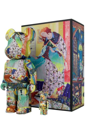 bearbrick decoracion unisexbearbrick 100% 400% tomokazu matsuyama - med2545 mu 2