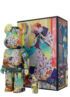 bearbrick decoracion unisexbearbrick 100% 400% tomokazu matsuyama - med2545 mu