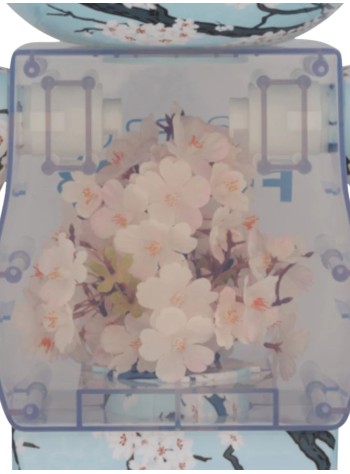 bearbrick decoracion unisexbearbrick 1000% flora sakura - med2555 mu 2