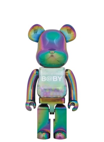 bearbrick decoracion unisexbearbrick 1000% my first bearbrick baby 1st color clear ver - med2557 mu