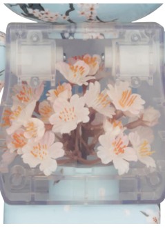 bearbrick decoracion unisexbearbrick 400% flora sakura - med2554 mu